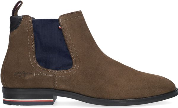 Tommy Hilfiger Chelsea boots Signature Hilfiger Chelsea Taupe