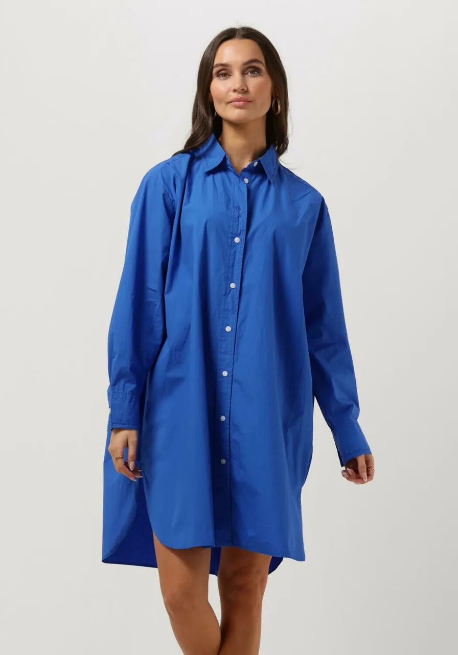 TOMMY HILFIGER Dames Blouses Org Co Solid Raglan Shirt Ls - Blauw