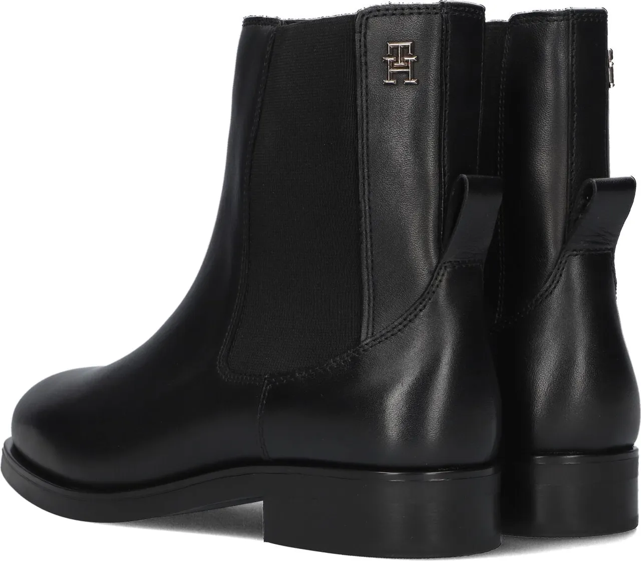 TOMMY HILFIGER Dames Chelsea Boots Elevated Essent Thermo Bootie - Zwart