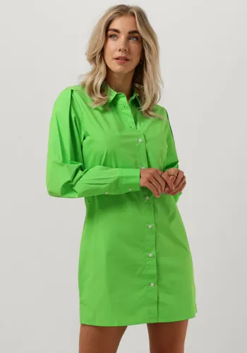TOMMY HILFIGER Dames Kleedjes Org Co Poplin Short Shirt Dress - Groen