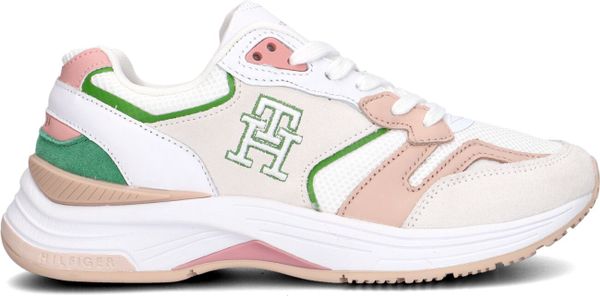 TOMMY HILFIGER Dames Lage Sneakers Modern Prep Runner - Wit