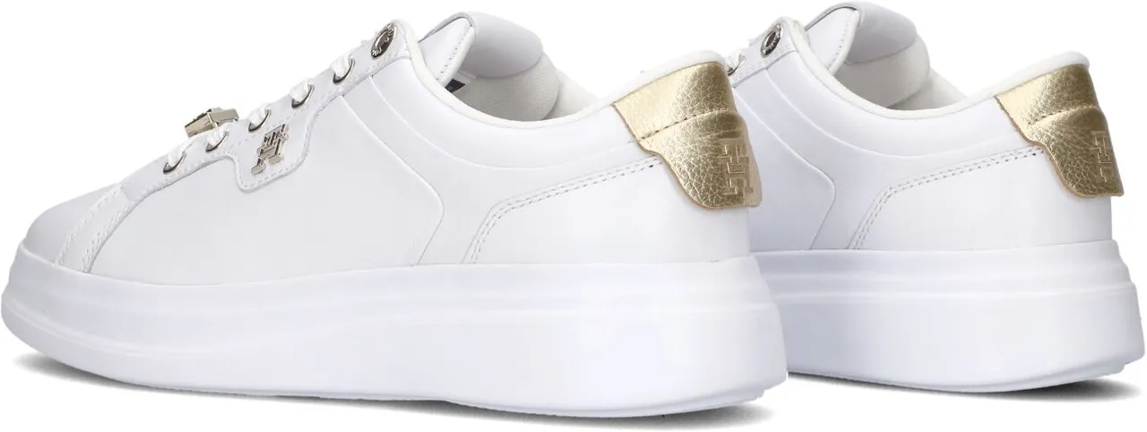 TOMMY HILFIGER Dames Lage Sneakers Pointy Court Hardware - Wit