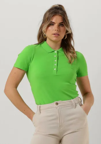 TOMMY HILFIGER Dames Tops & T-shirts 1985 Slim Pique Polo Ss - Groen