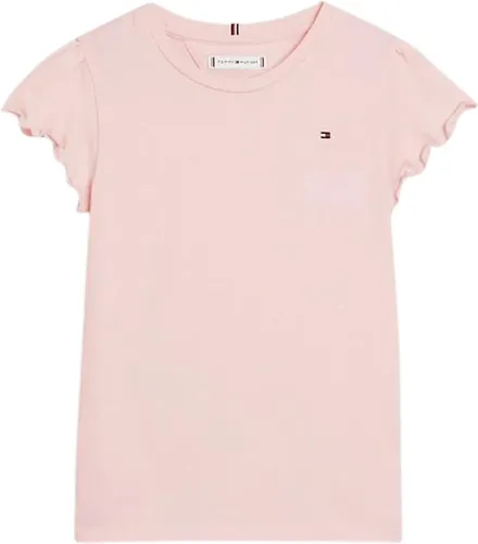 Tommy Hilfiger ESSENTIAL RUFFLE SLEEVE TOP S/S Meisjes Top - Pink