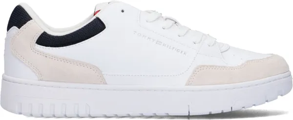 TOMMY HILFIGER Heren Lage Sneakers Th Basket Core - Wit