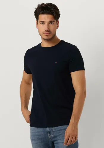 TOMMY HILFIGER Heren Polo's & T-shirts Core Stretch Slim C-neck - Donkerblauw