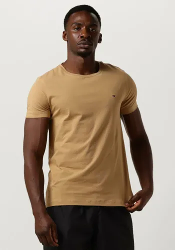 TOMMY HILFIGER Heren Polo's & T-shirts Stretch Slim Fit Tee - Khaki