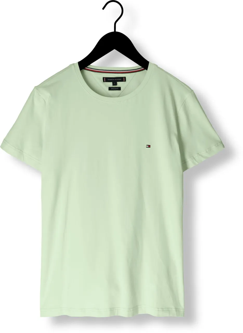 TOMMY HILFIGER Heren Polo's & T-shirts Stretch Slim Fit Tee - Mint
