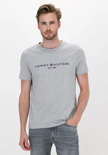 TOMMY HILFIGER Heren Polo's & T-shirts Tommy Logo Tee - Grijs