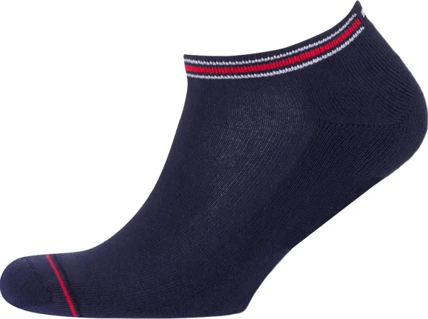 Tommy Hilfiger Iconic Sports Sneaker Socks (2-pack) - heren sport enkelsokken - donkerblauw