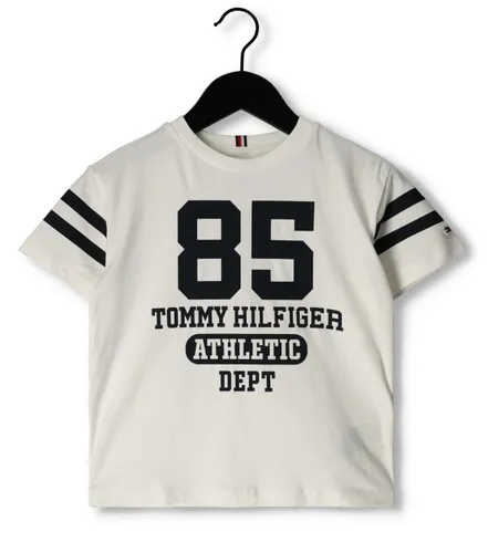 TOMMY HILFIGER Jongens Polo's & T-shirts Collegiate Tee S/s - Wit