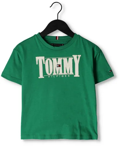 TOMMY HILFIGER Jongens Polo's & T-shirts Cord Applique Tee S/s - Groen