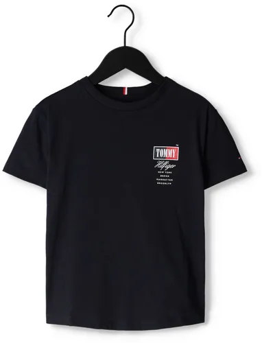TOMMY HILFIGER Jongens Polo's & T-shirts Timeless Tommy Graphic Tee S/s - Donkerblauw
