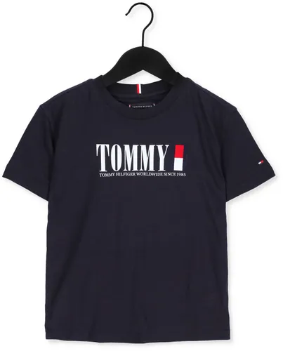 TOMMY HILFIGER Jongens Polo's & T-shirts Tommy Graphic Tee S/s - Blauw