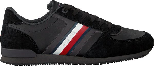 Tommy Hilfiger Lage sneakers Iconic Runner Zwart