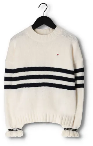 TOMMY HILFIGER Meisjes Truien & Vesten Prep Stripe Sweater - Blauw/wit Gestreept
