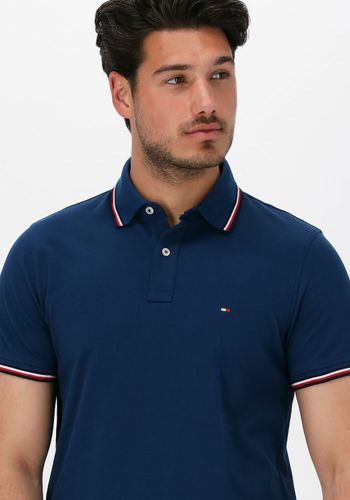 Tommy Hilfiger Polo Tommy Tipped Slim Polo Donkerblauw Heren