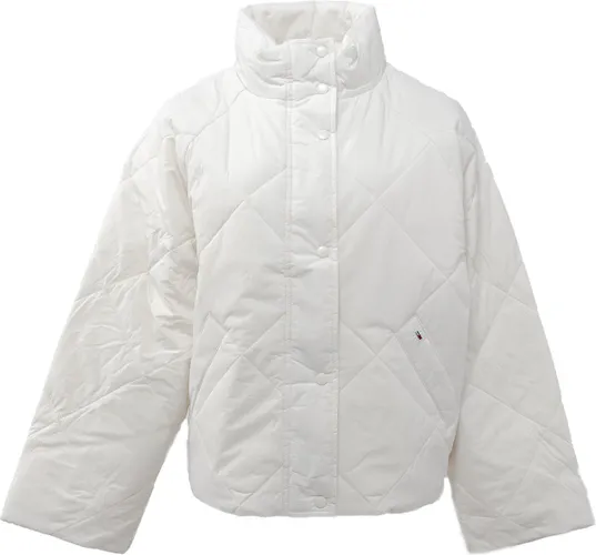 Tommy Hilfiger TJW Diamond Quilted Dames Jas - Wit
