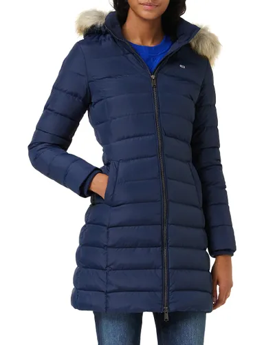 Tommy Jeans Dames Tjw Essential Hooded Down Coat Jacket