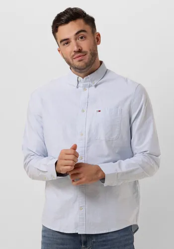 TOMMY JEANS Heren Hemden Tjm Reg Oxford Shirt - Lichtblauw