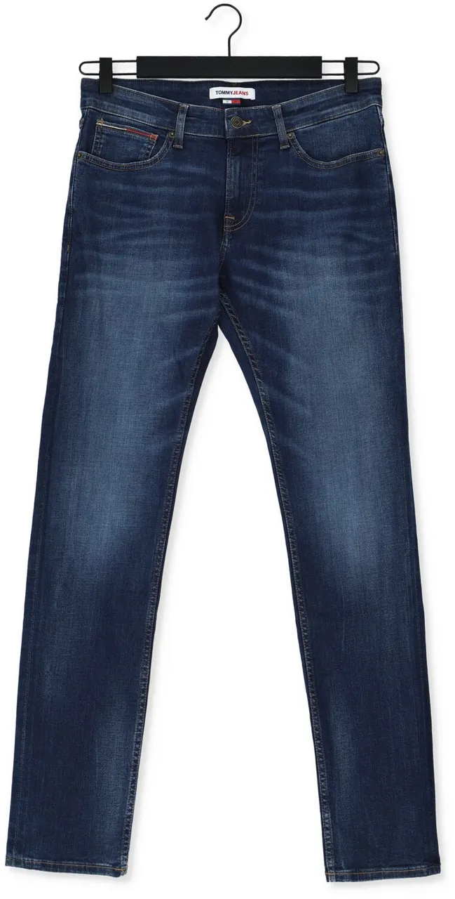 TOMMY JEANS Heren Jeans Scanton Slim Asdbs - Donkerblauw