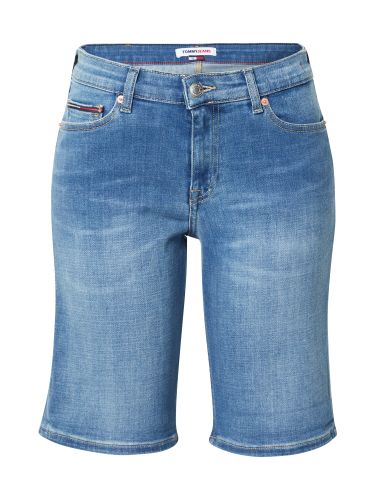 Tommy Jeans Jeans  blauw denim / wit / rood / bruin