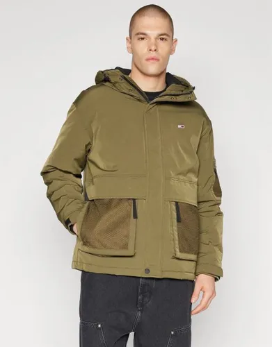 Tommy Jeans Pullovers Drab Olive Green