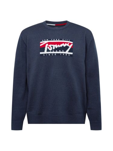 Tommy Jeans Trui  nachtblauw / rood / wit