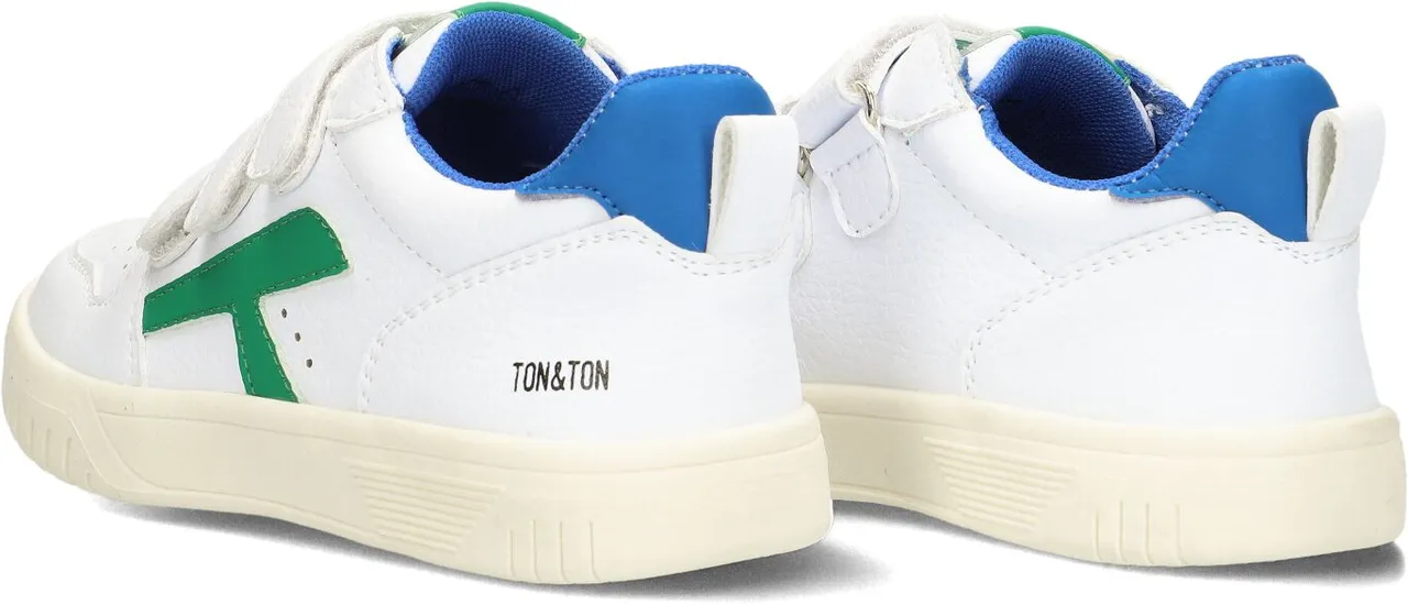 TON & TON Jongens Lage Sneakers Filip - Wit