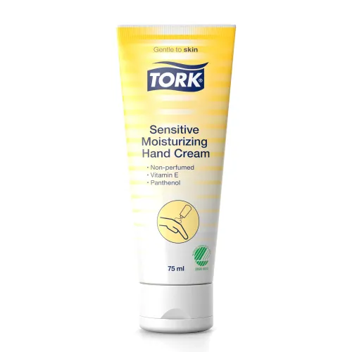 Tork Crème hydratante peau sensible pour les mains