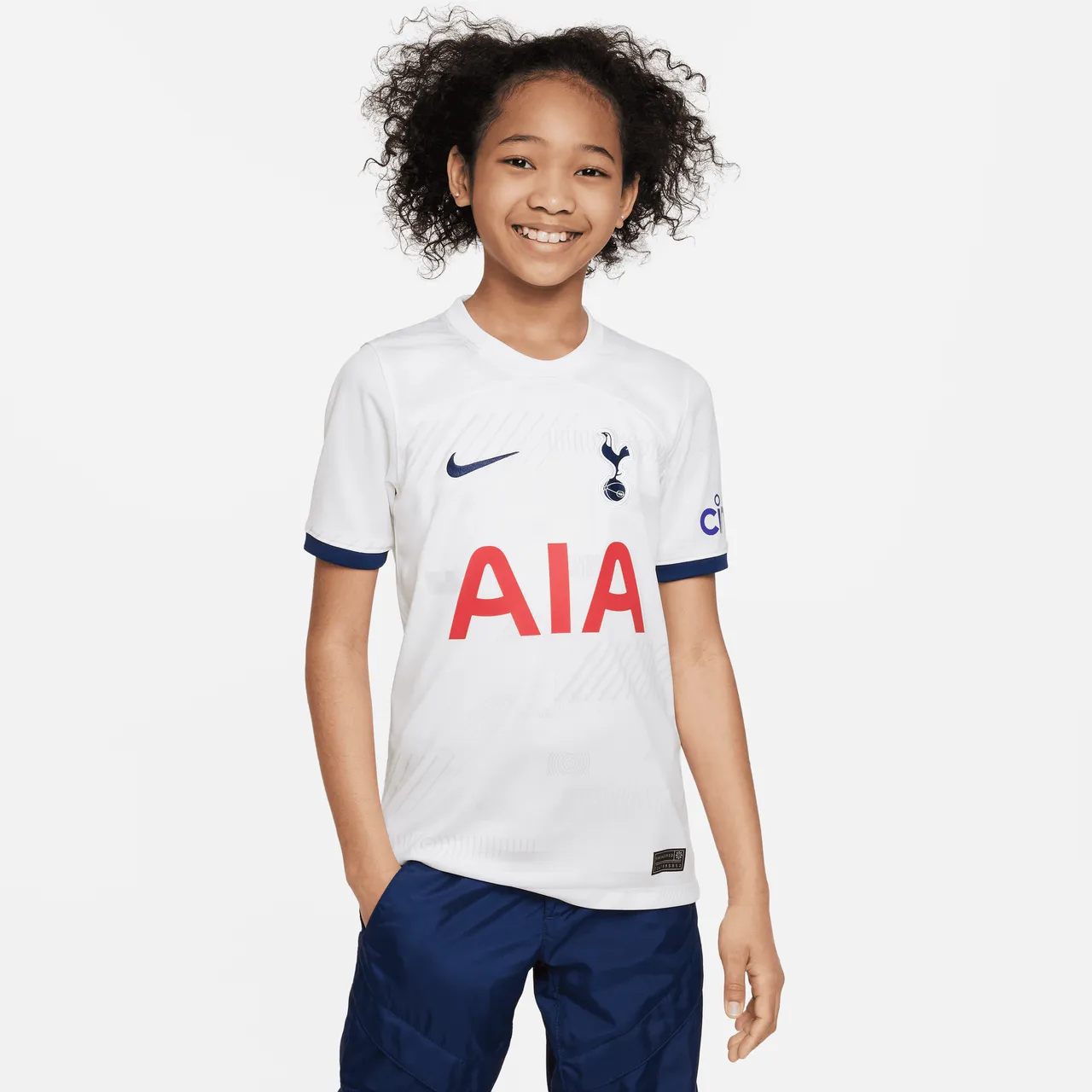 Tottenham Hotspur 2023/24 Stadium Thuis Nike Dri-FIT voetbalshirt voor kids - Wit