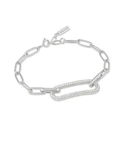 Tough Love Pave Link Bracelet M