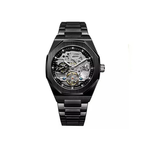 Tourbillon Skeleton Horloge Zwart | Waterafstotend | Cadeau Giftbox | Zwart | Automatic Horloges | Automatisch Watchwinder | Skeleton Horloges Unisex...