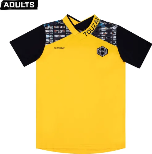Touzani - T-shirt - LA MANCHA Yellow (L) - Kind - Voetbalshirt - Sportshirt
