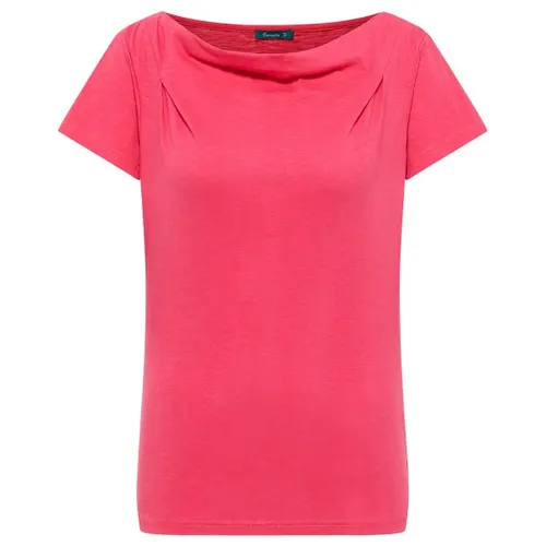 Tranquillo - Women's Jersey-Shirt mit Wasserfallausschnitt - T-shirt