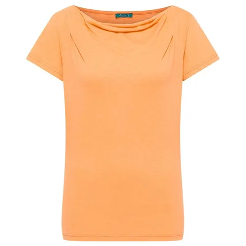 Tranquillo - Women's Jersey-Shirt mit Wasserfallausschnitt - T-shirt