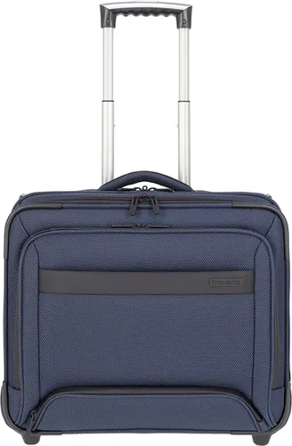 Travelite Handbagage zachte koffer / Trolley / Reiskoffer - Meet - 38 cm - Blauw