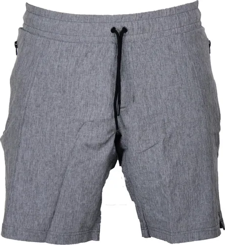Trendy Casual korte broek melage grijs  4XS