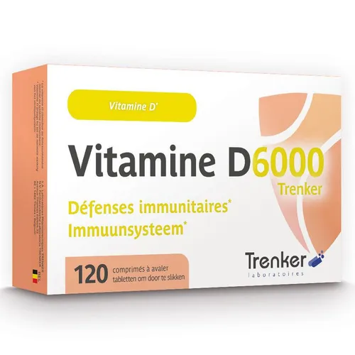 Trenker Vitamine D6000 Vitamine D 6000 IU 120 Tabletten