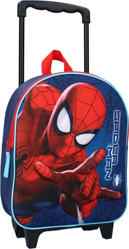 Trolley Backpack3D Spider-Man Friends Around Town - Rugzaktrolley - Navy - Kinderen - Jongens