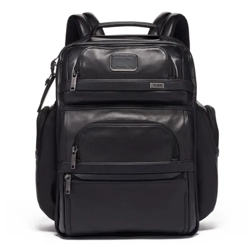 Tumi Alpha Brief Pack Backpack Leather Black