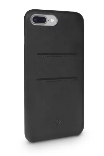Twelve South Relaxed Leather Case Pockets iPhone 8 Plus / 7 Plus Black