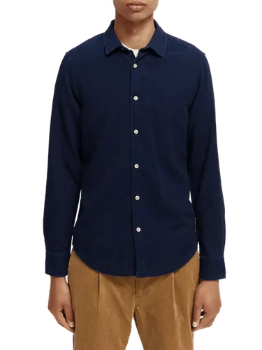 Twill indigo overhemd - Maat S - Multicolor - Man - Shirt - Scotch & Soda