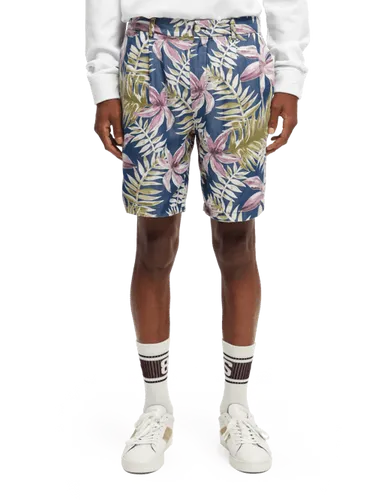 Twilt - allover printed soft pleated shorts - Maat 34 - Multicolor - Man - Korte broek - Scotch & Soda