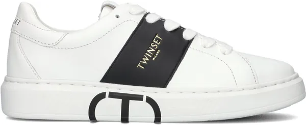 TWINSET MILANO Dames Lage Sneakers 241tcp010 - Wit
