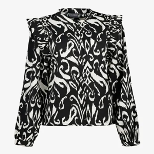 TwoDay dames blouse met print zwart wit