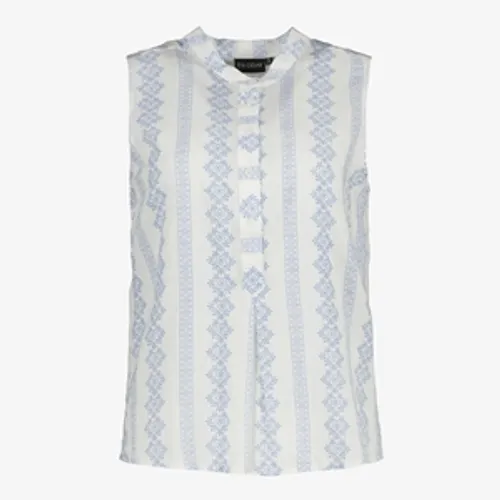 TwoDay dames blouse mouwloos wit