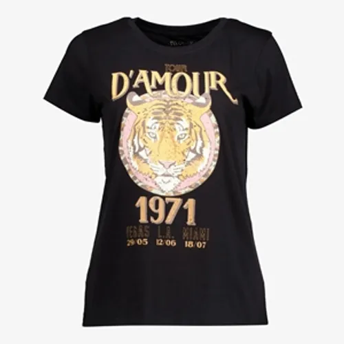 TwoDay dames T-shirt met tijgeropdruk