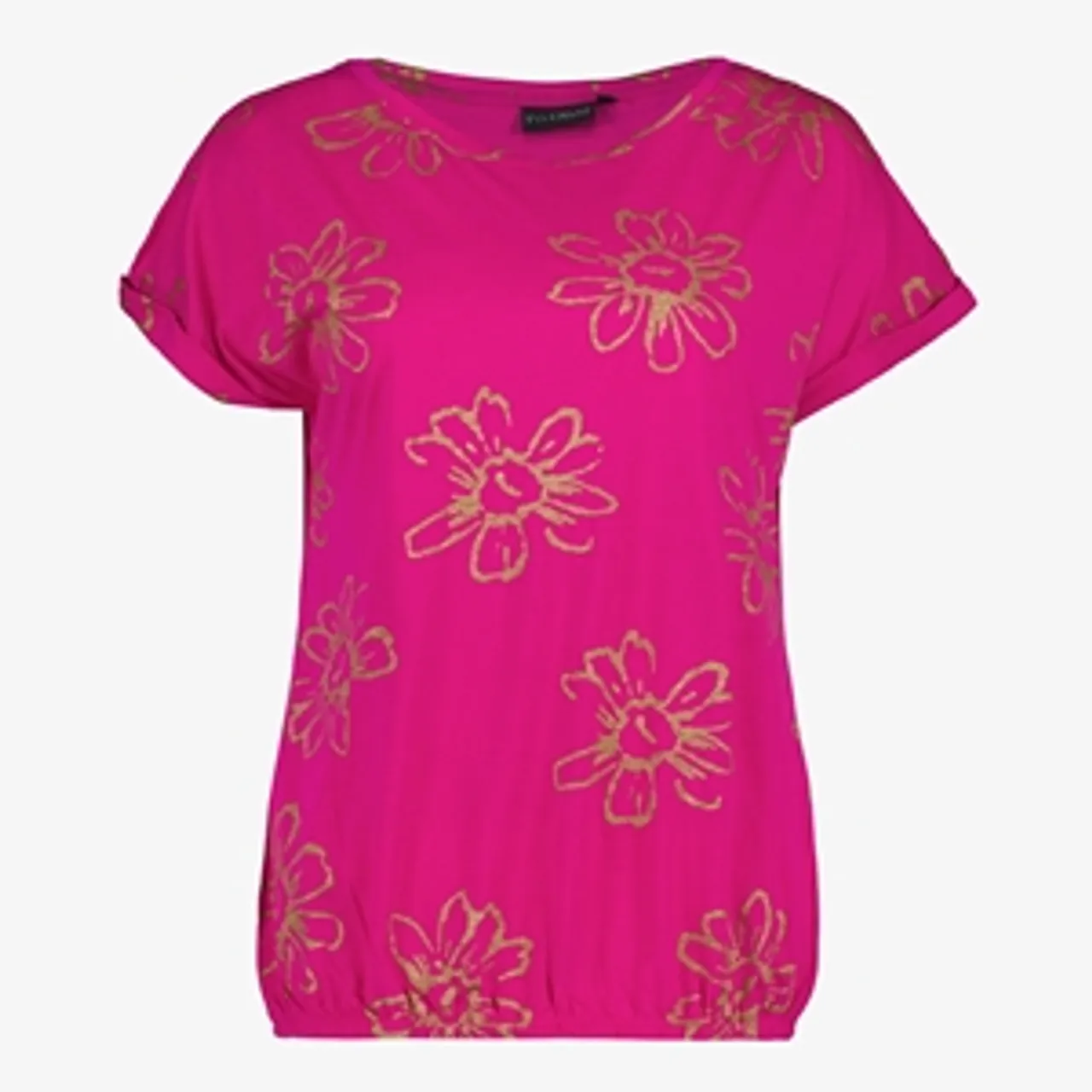 TwoDay dames T-shirt roze met print