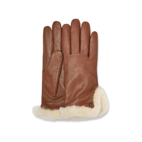 UGG Leather Sheepskin Vent Handschoenen Dames